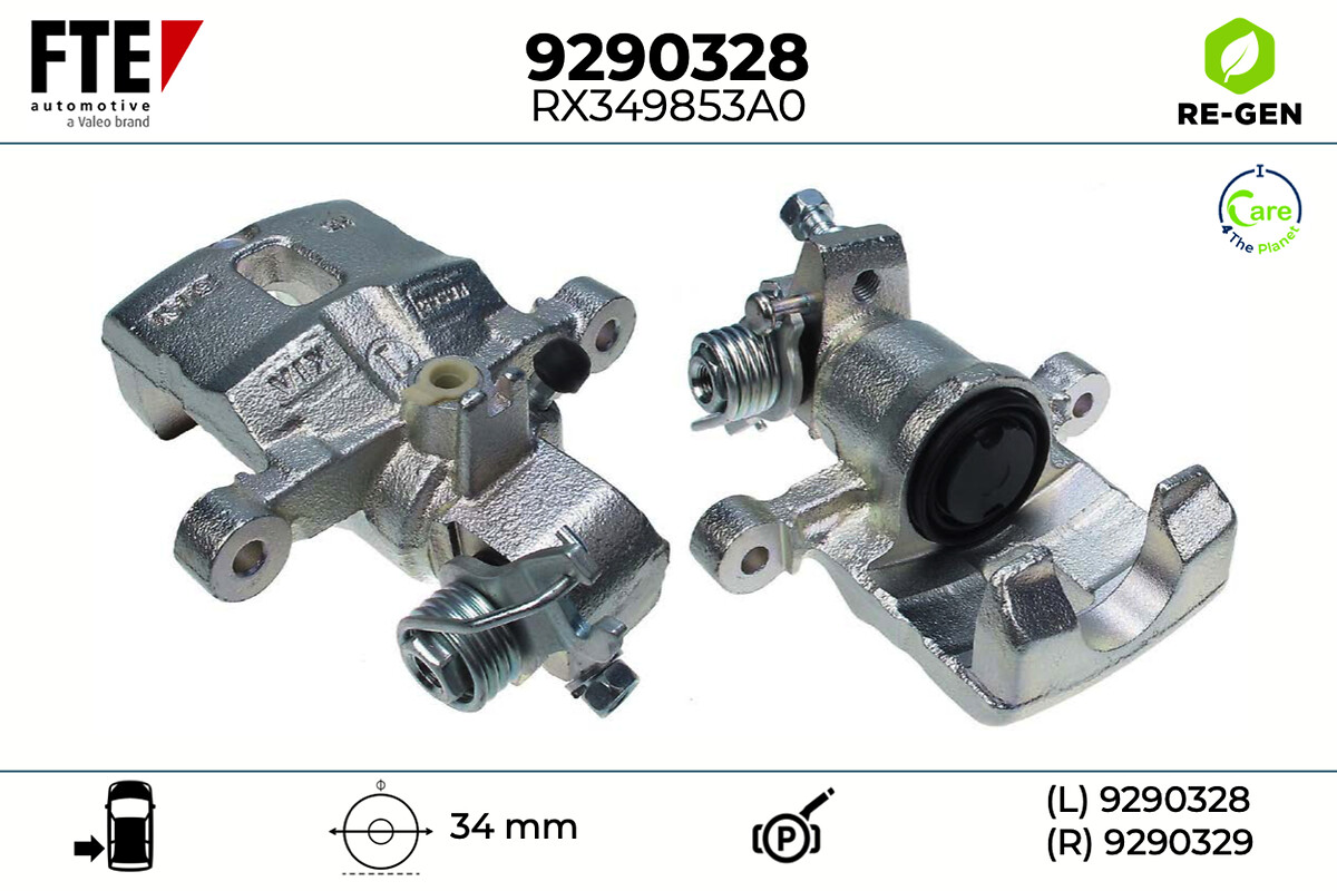 Étrier de frein FTE automotive GmbH ref. 9290328