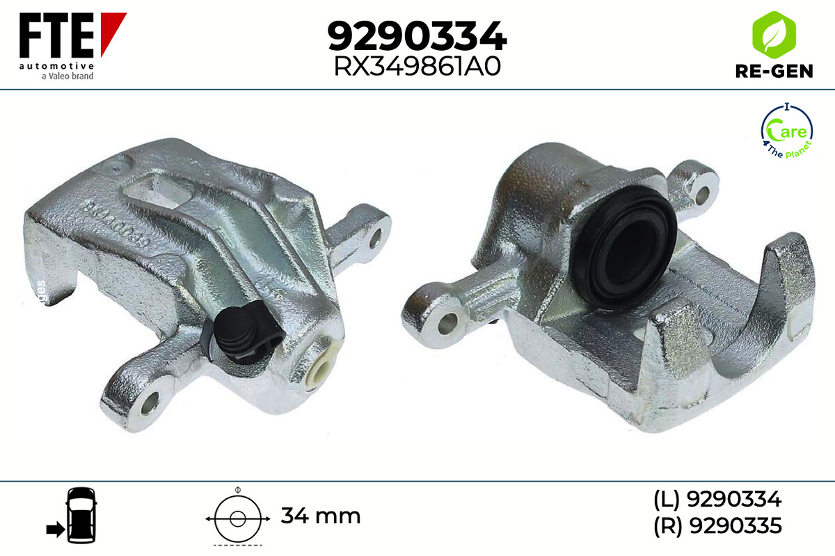 Étrier de frein FTE automotive GmbH ref. 9290334