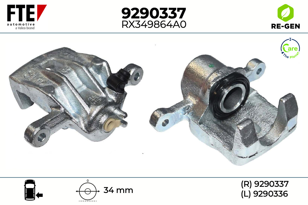 Étrier de frein FTE automotive GmbH ref. 9290337