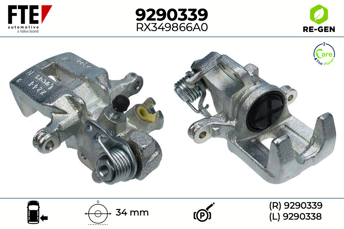 Étrier de frein FTE automotive GmbH ref. 9290339
