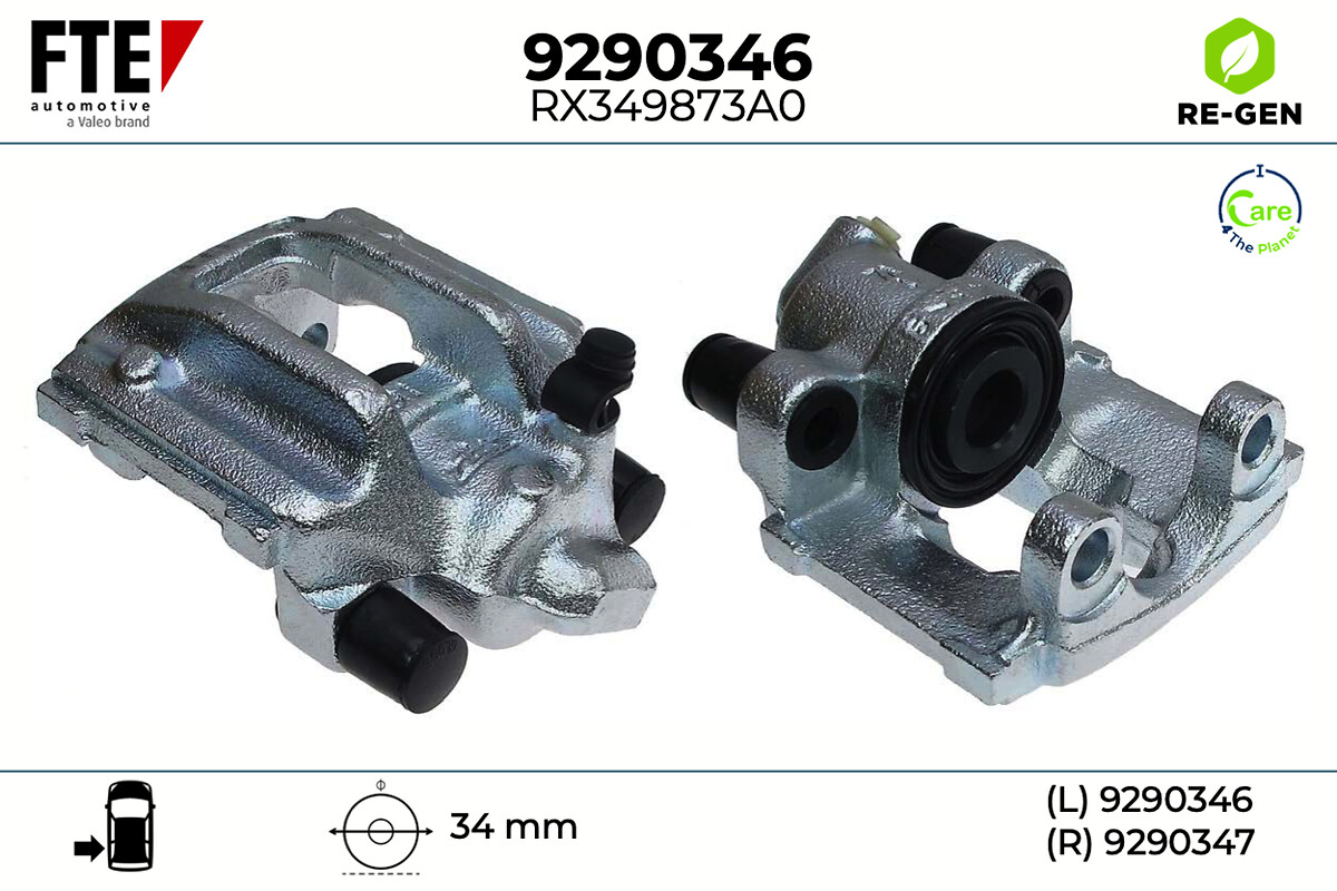 Étrier de frein FTE automotive GmbH ref. 9290346
