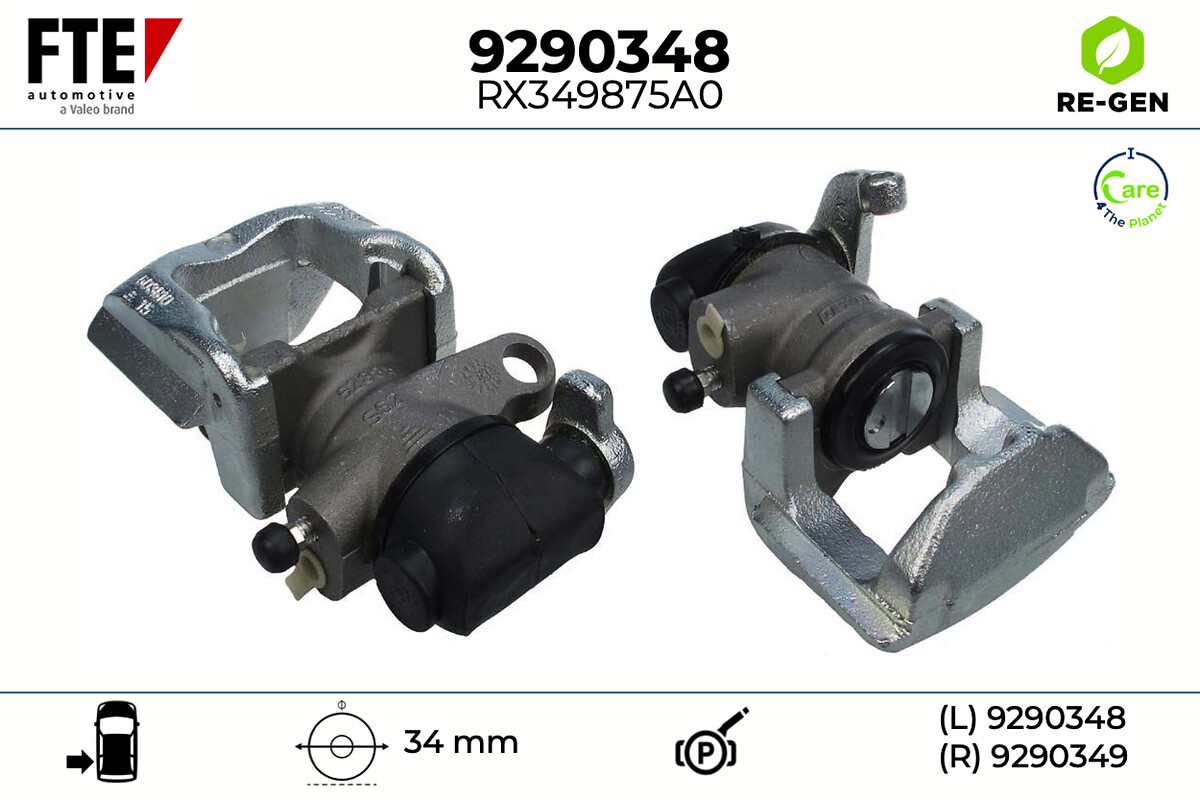 Étrier de frein FTE automotive GmbH ref. 9290348
