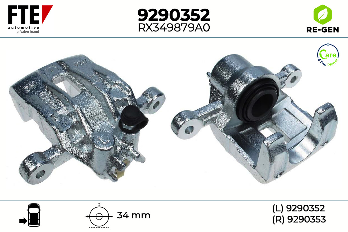 Étrier de frein FTE automotive GmbH ref. 9290352