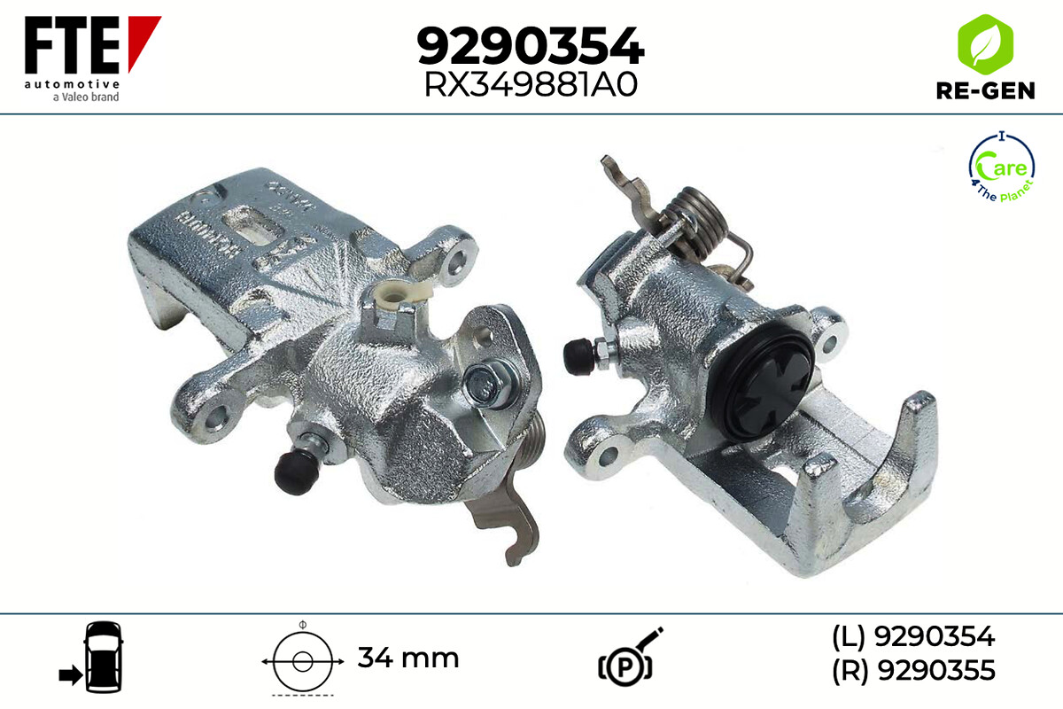 Étrier de frein FTE automotive GmbH ref. 9290354