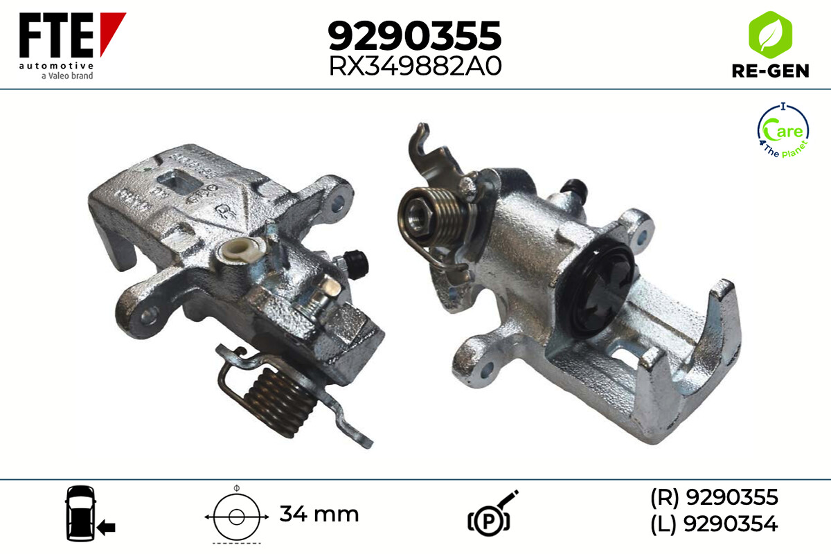 Étrier de frein FTE automotive GmbH ref. 9290355