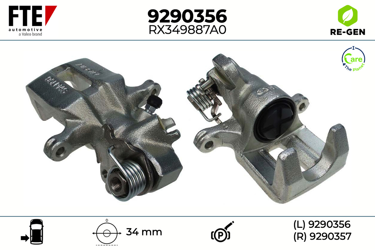Étrier de frein FTE automotive GmbH ref. 9290356