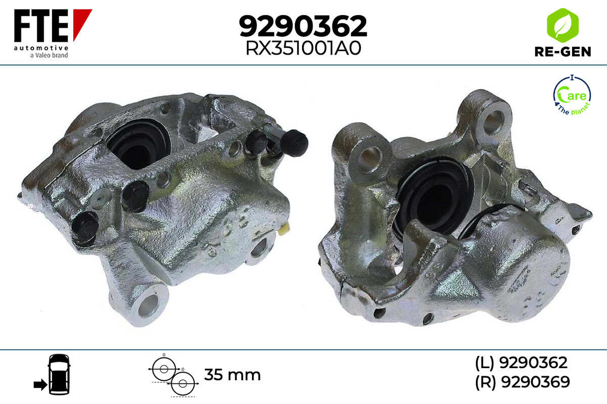 Étrier de frein FTE automotive GmbH ref. 9290362