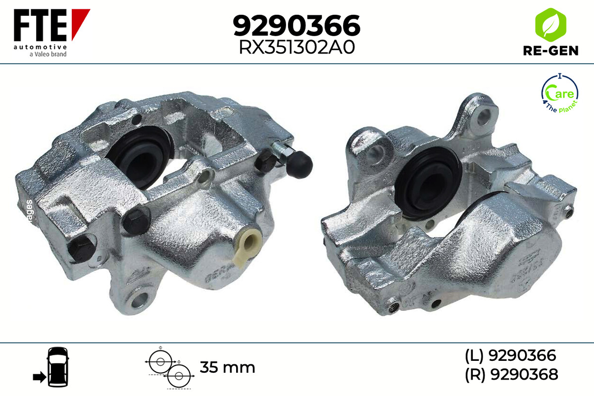 Étrier de frein FTE automotive GmbH ref. 9290366