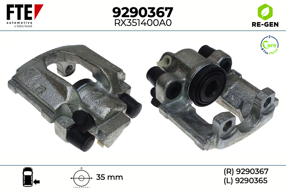 Étrier de frein FTE automotive GmbH ref. 9290367