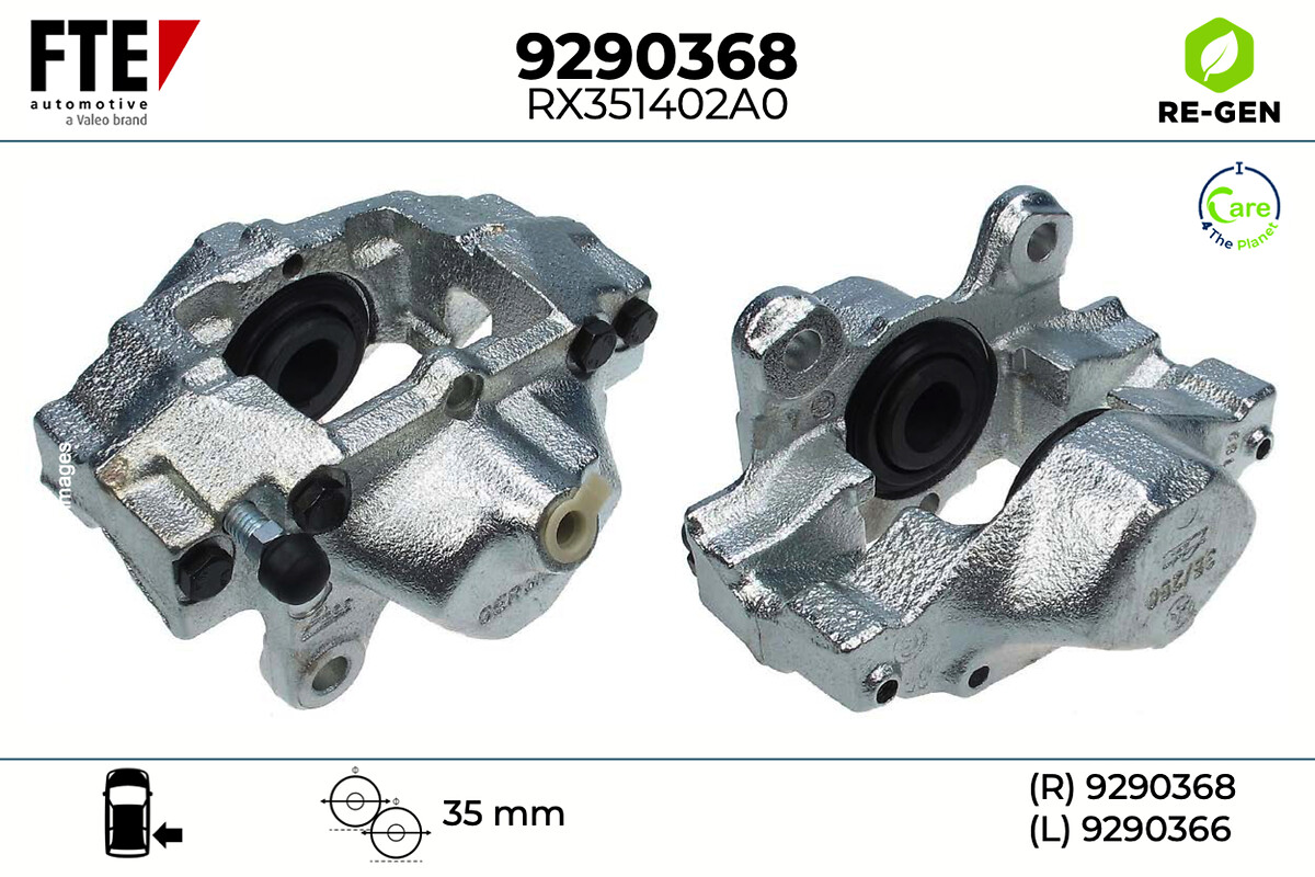 Étrier de frein FTE automotive GmbH ref. 9290368