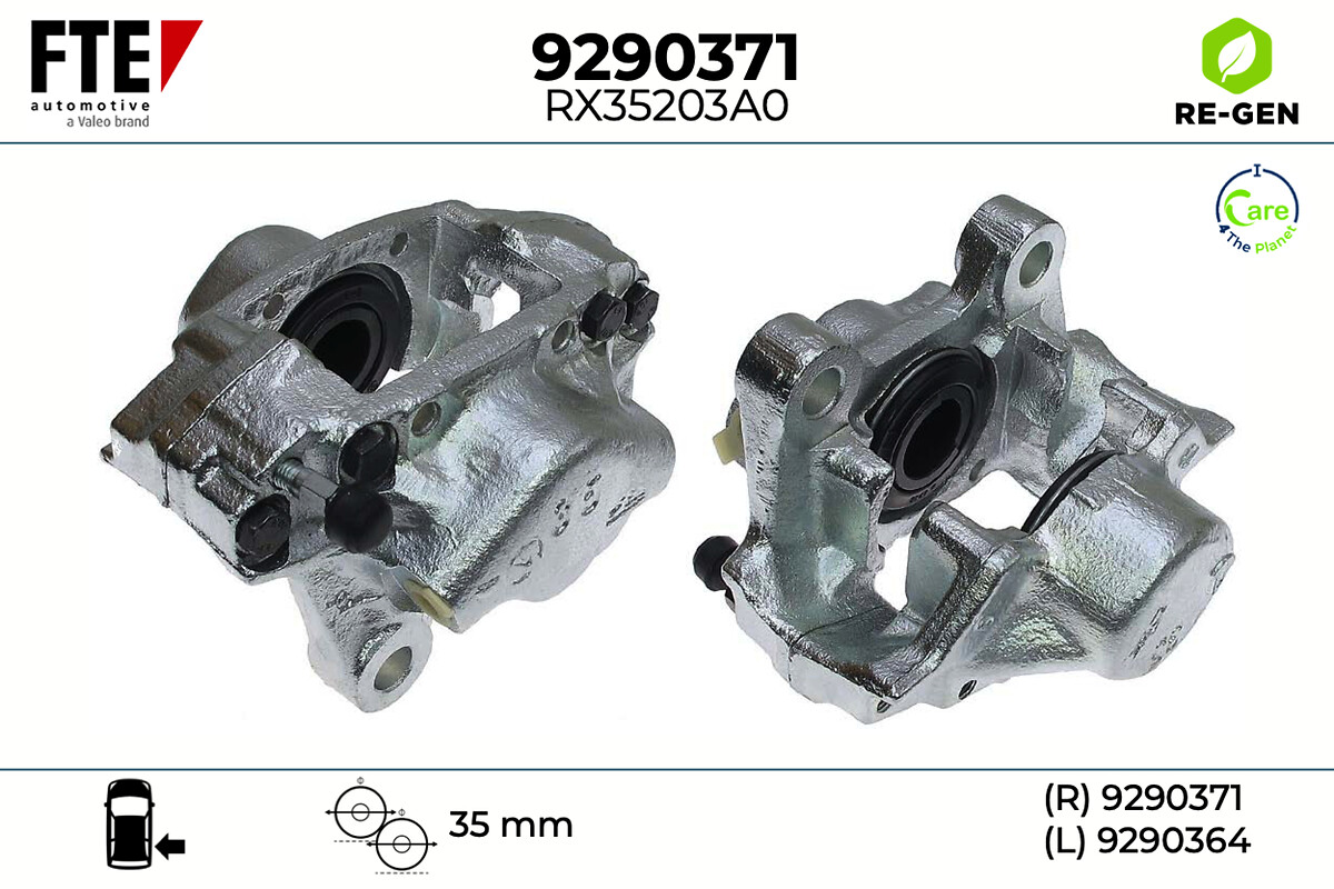 Étrier de frein FTE automotive GmbH ref. 9290371