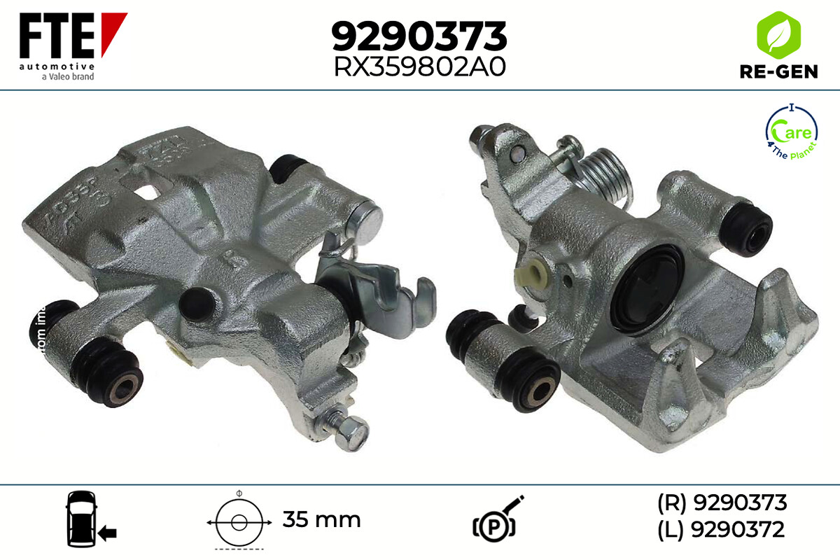 Étrier de frein FTE automotive GmbH ref. 9290373