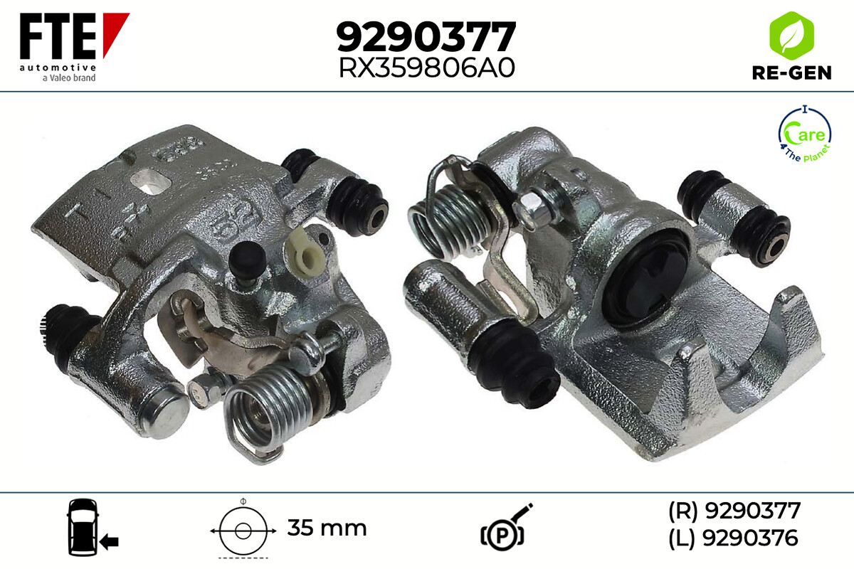 Étrier de frein FTE automotive GmbH ref. 9290377