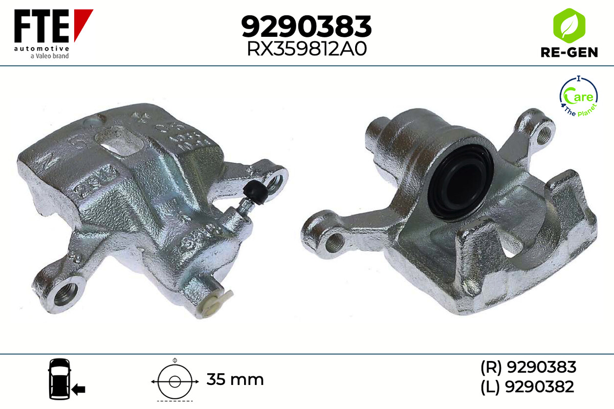 Étrier de frein FTE automotive GmbH ref. 9290383