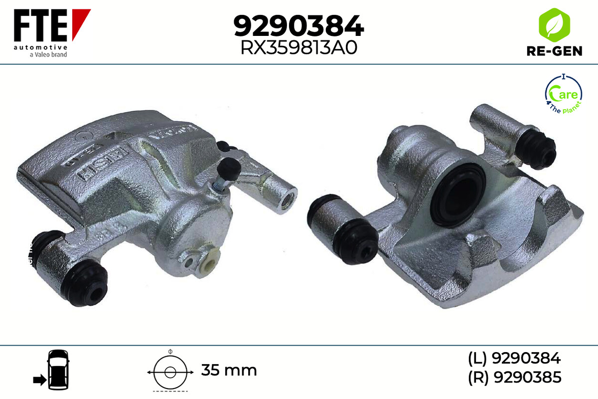 Étrier de frein FTE automotive GmbH ref. 9290384