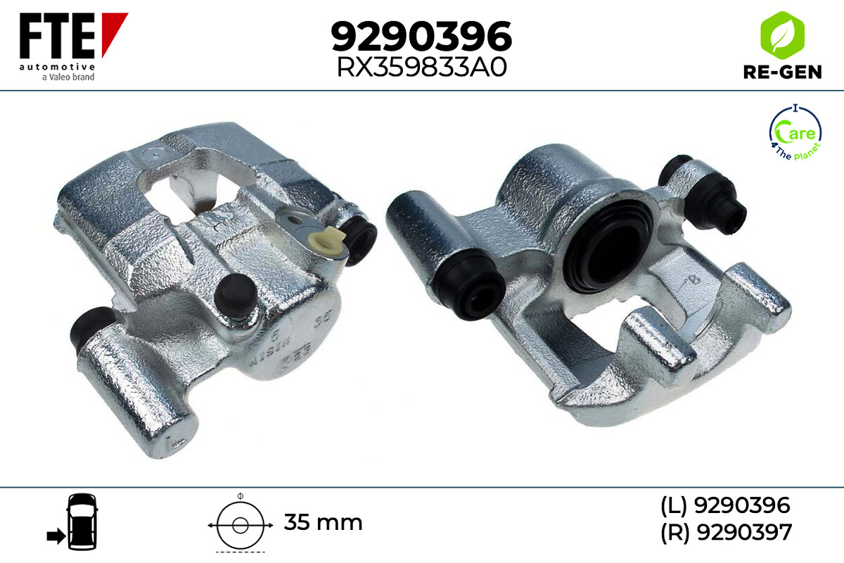 Étrier de frein FTE automotive GmbH ref. 9290396