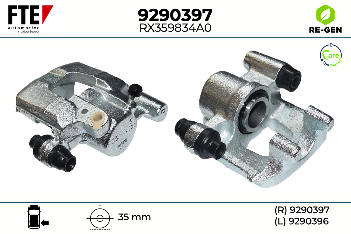 Étrier de frein FTE automotive GmbH ref. 9290397