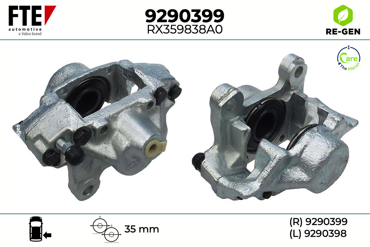 Étrier de frein FTE automotive GmbH ref. 9290399
