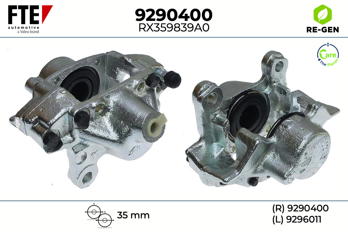Étrier de frein FTE automotive GmbH ref. 9290400