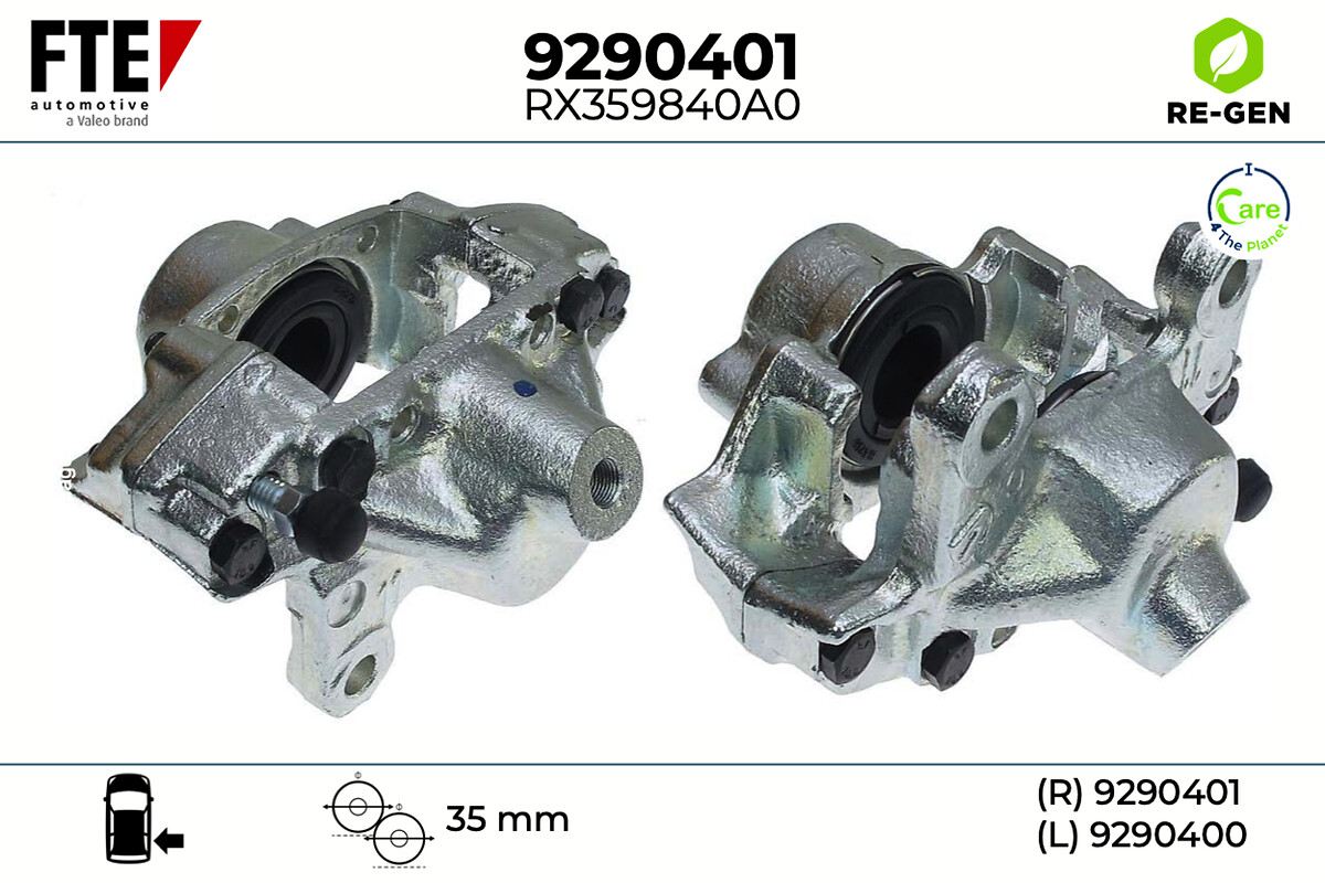 Étrier de frein FTE automotive GmbH ref. 9290401