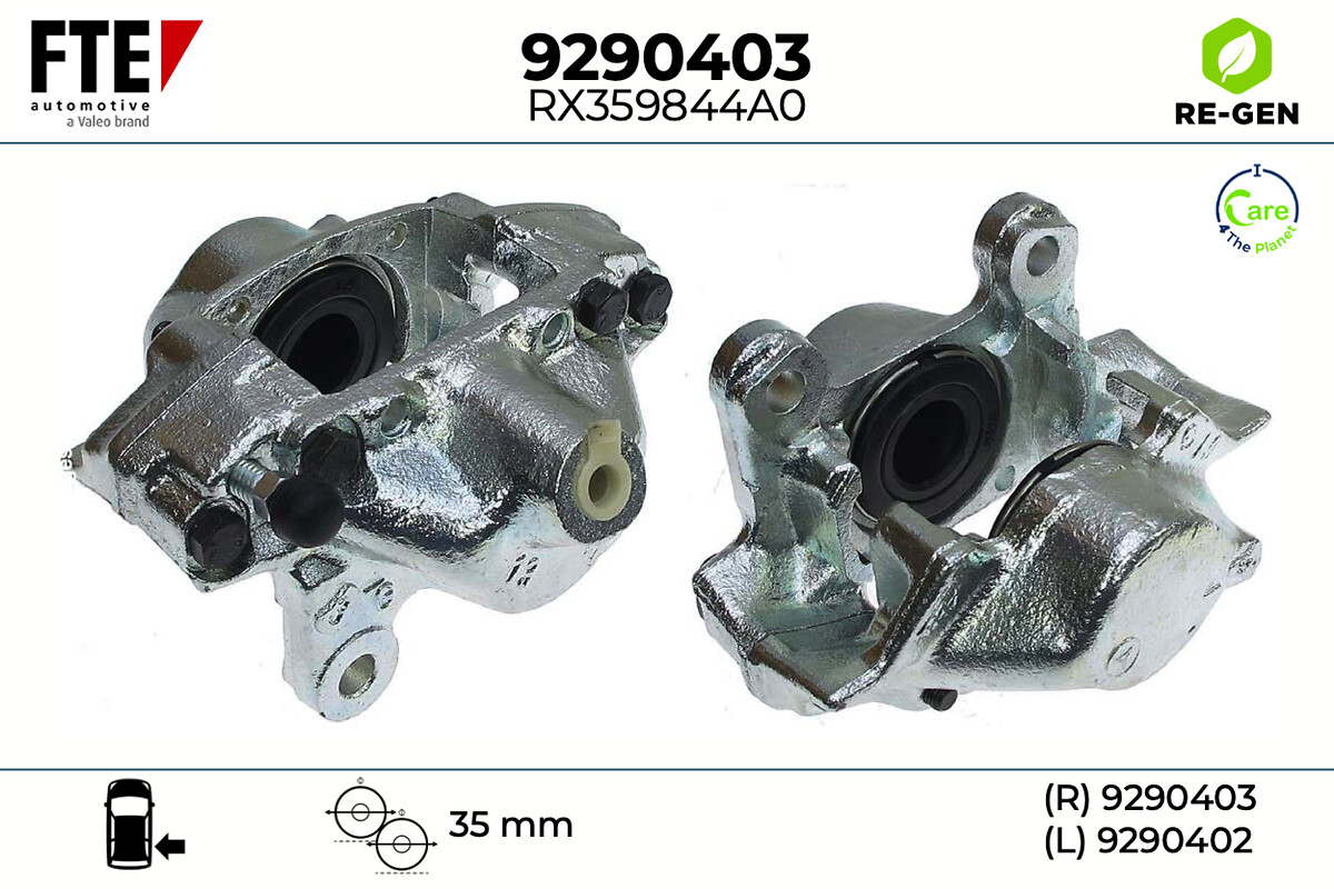 Étrier de frein FTE automotive GmbH 9290403
