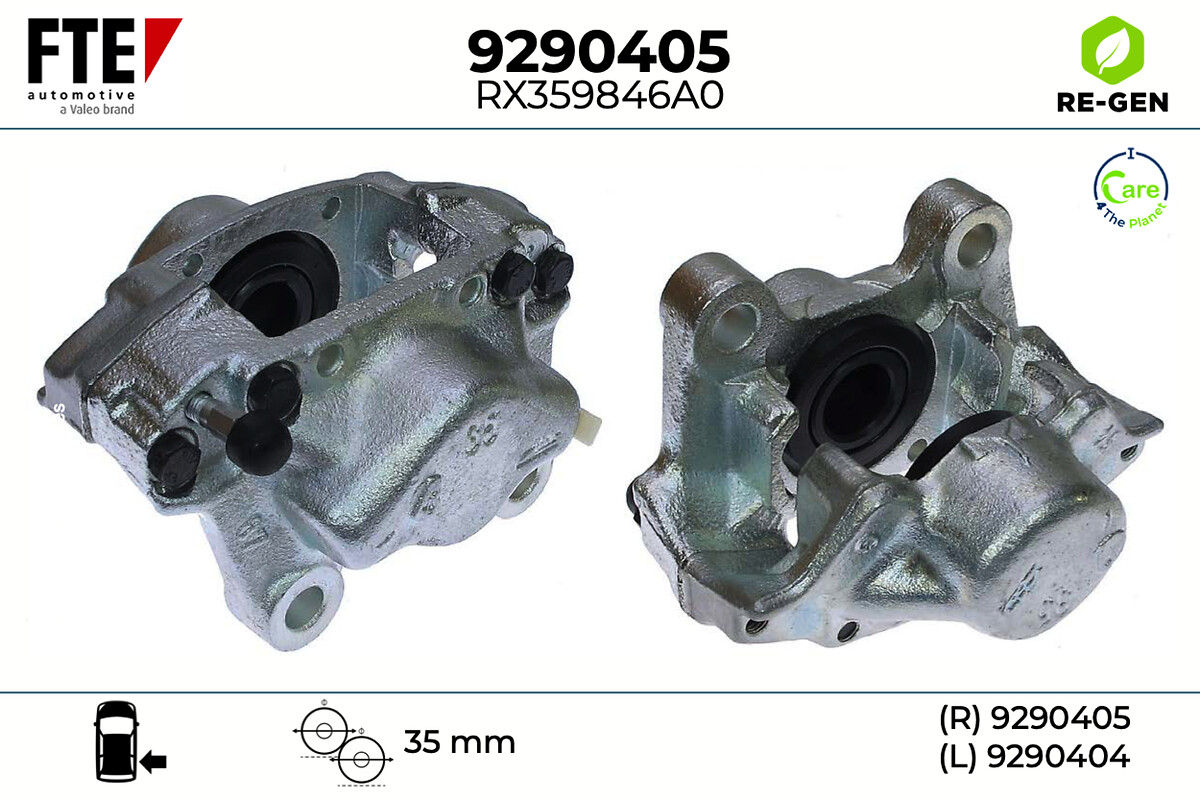 Étrier de frein FTE automotive GmbH ref. 9290405