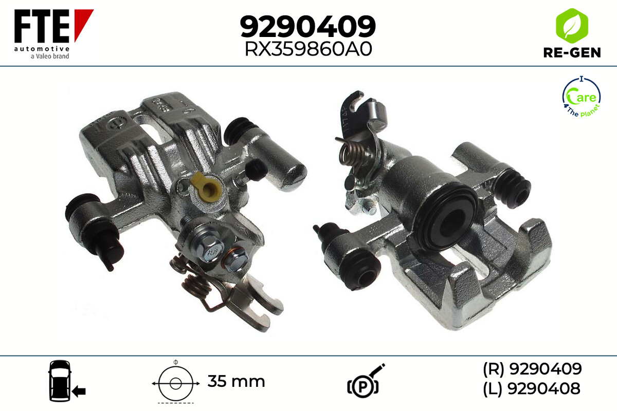 Étrier de frein FTE automotive GmbH ref. 9290409