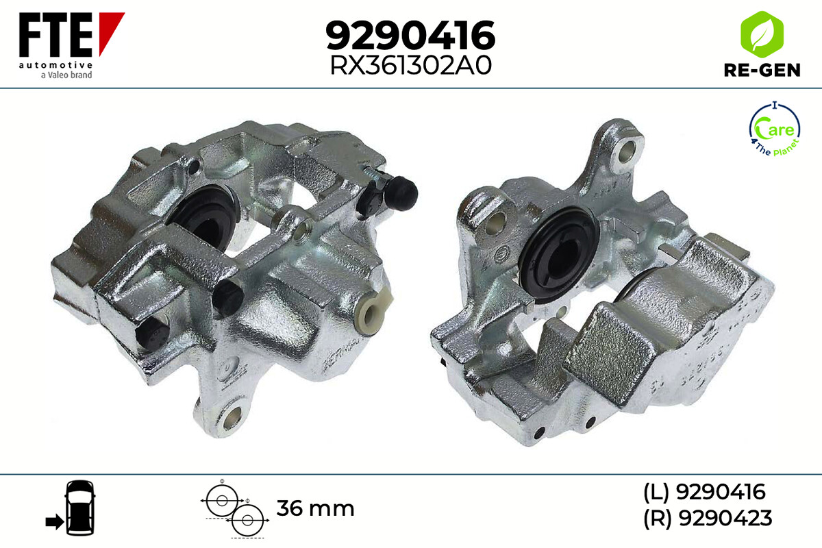 Étrier de frein FTE automotive GmbH ref. 9290416