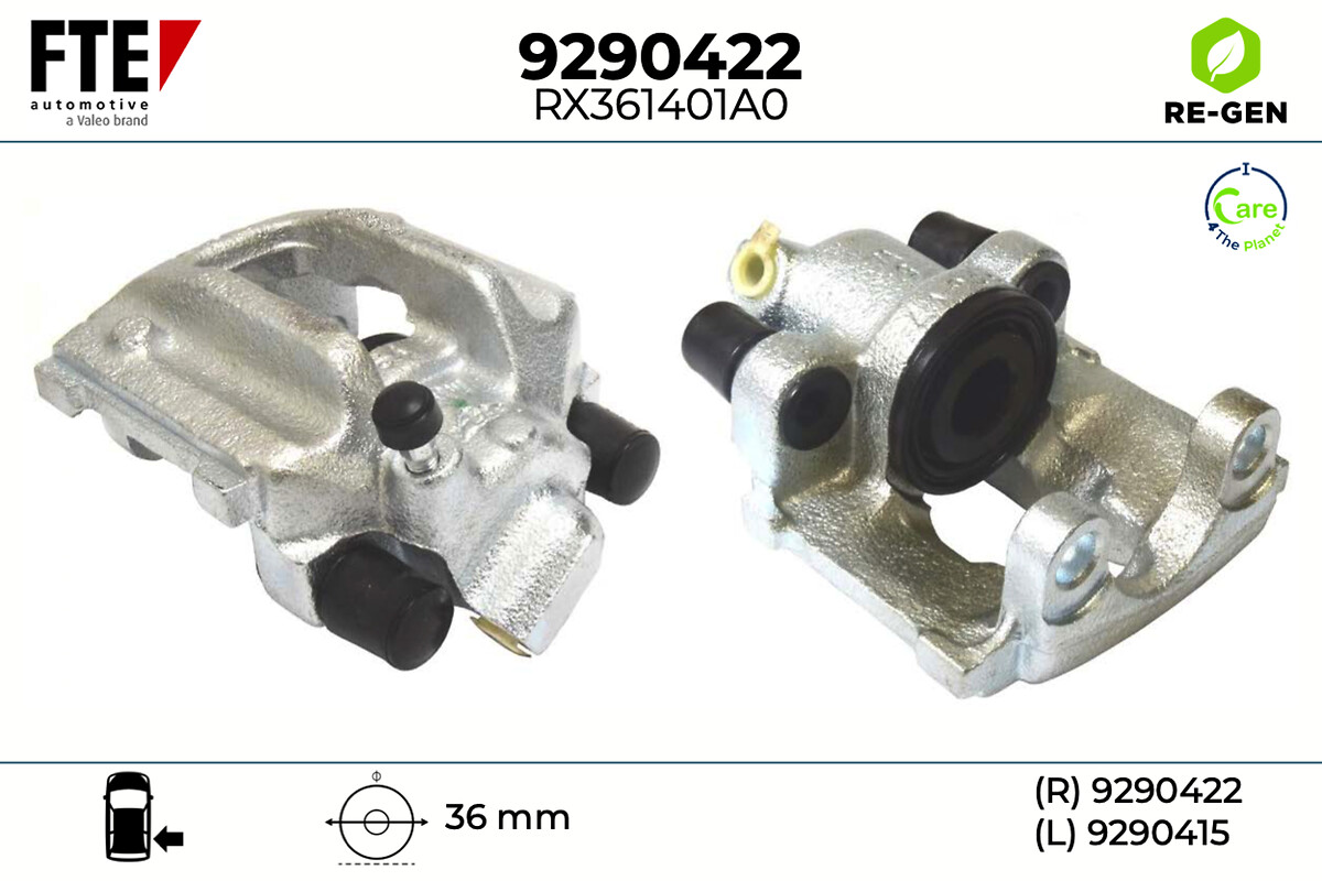 Étrier de frein FTE automotive GmbH ref. 9290422