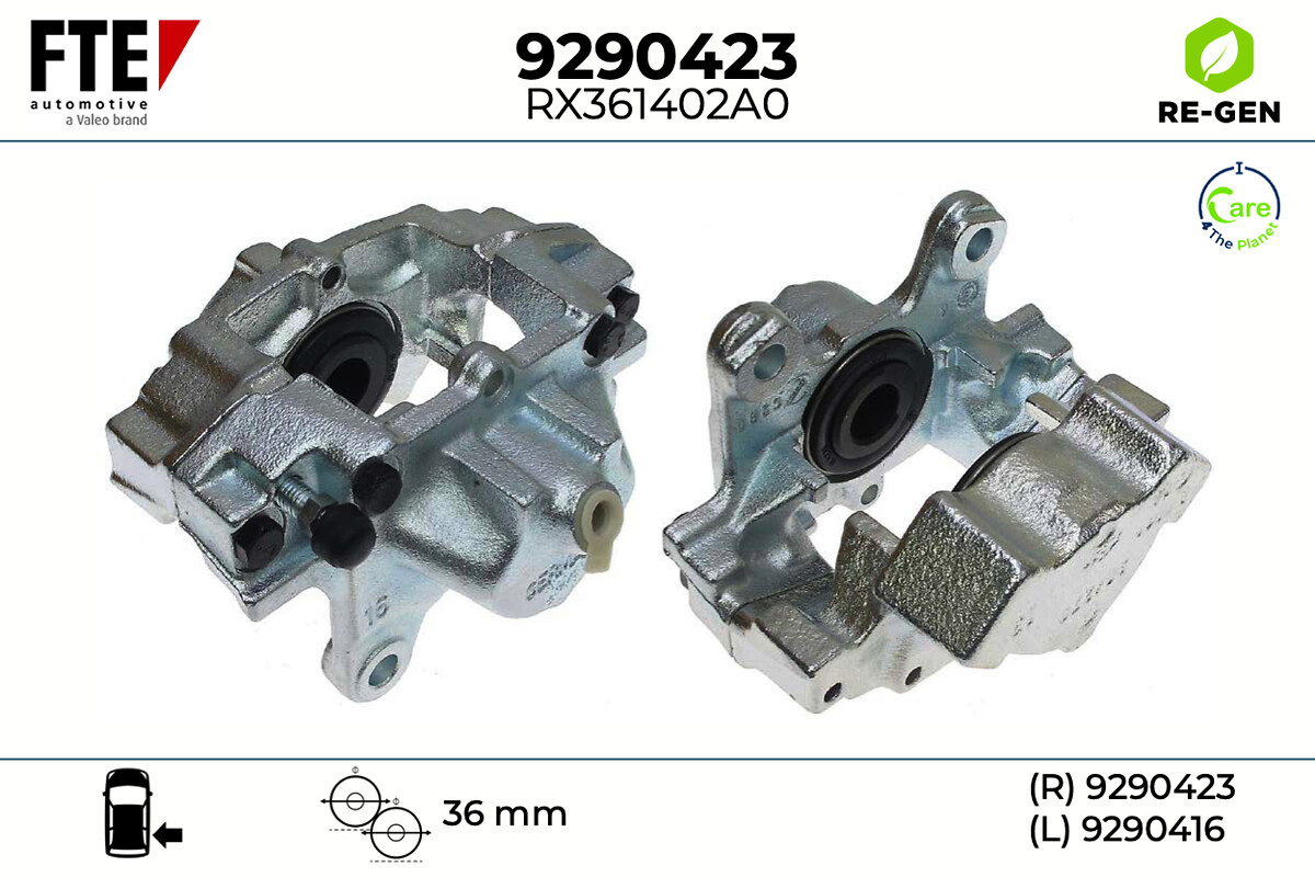 Étrier de frein FTE automotive GmbH ref. 9290423