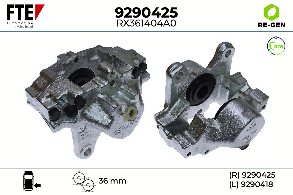 Étrier de frein FTE automotive GmbH ref. 9290425