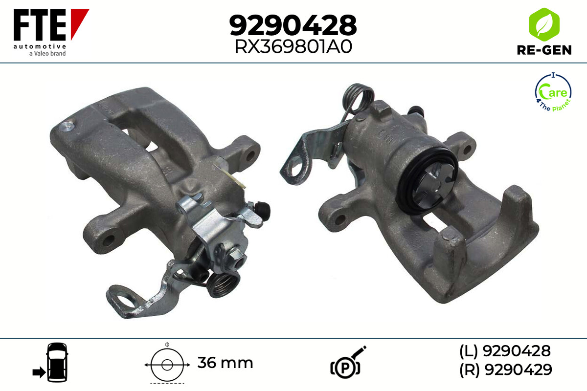 Étrier de frein FTE automotive GmbH ref. 9290428