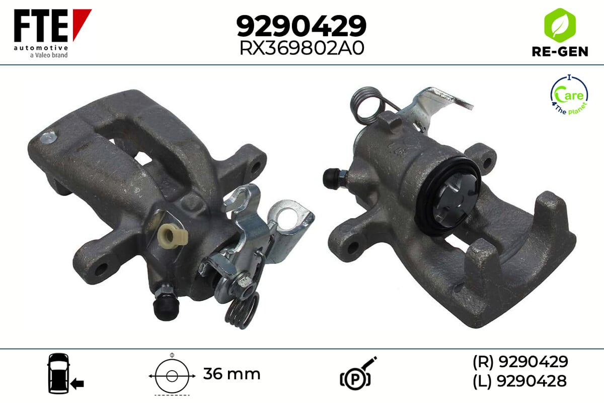 Étrier de frein FTE automotive GmbH ref. 9290429