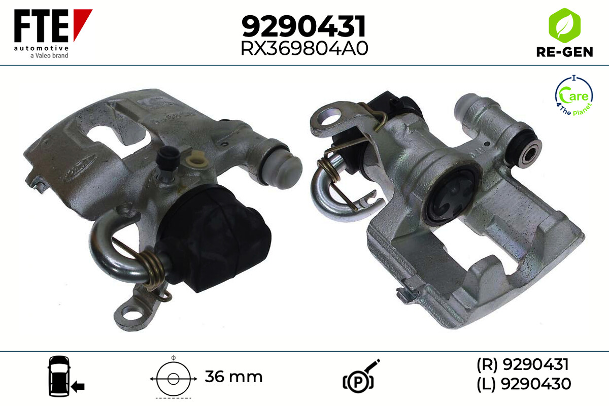 Étrier de frein FTE automotive GmbH ref. 9290431