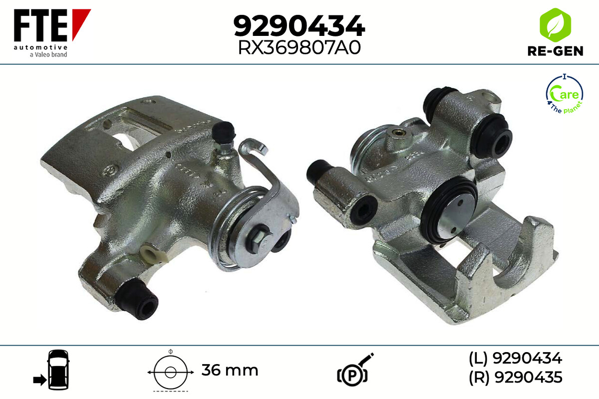 Étrier de frein FTE automotive GmbH ref. 9290434