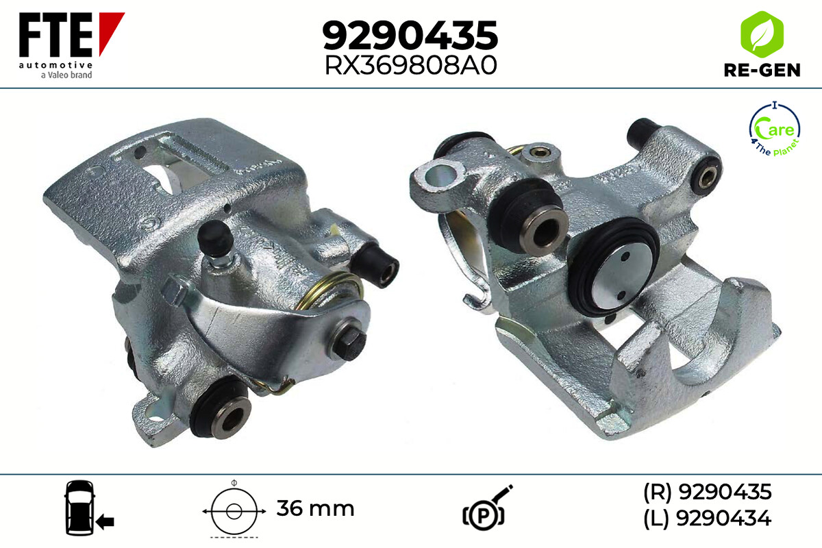 Étrier de frein FTE automotive GmbH ref. 9290435
