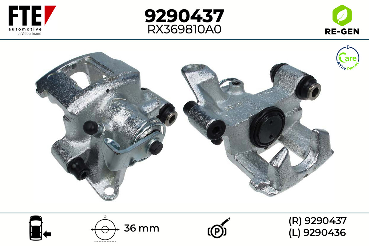 Étrier de frein FTE automotive GmbH ref. 9290437