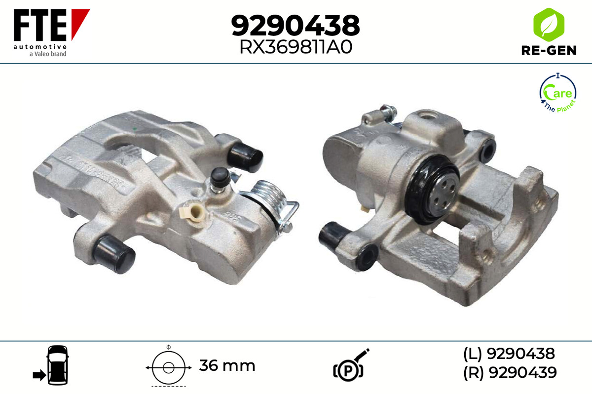 Étrier de frein FTE automotive GmbH ref. 9290438