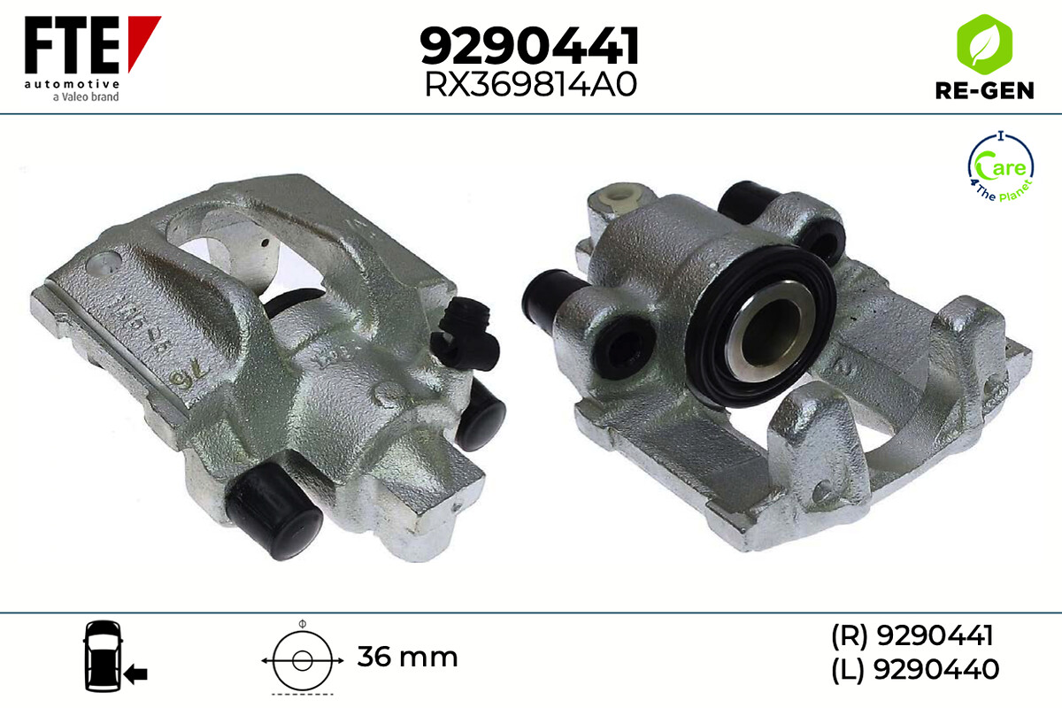 Étrier de frein FTE automotive GmbH ref. 9290441
