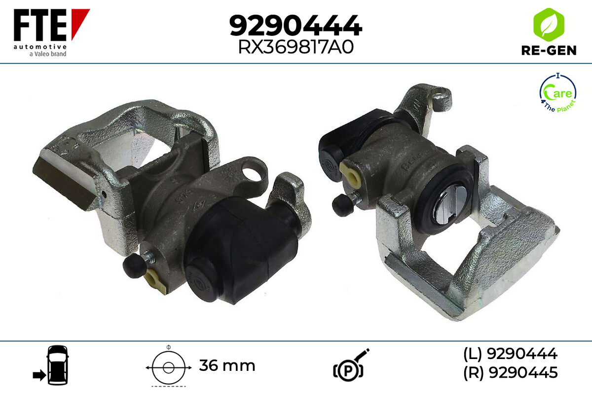 Étrier de frein FTE automotive GmbH ref. 9290444