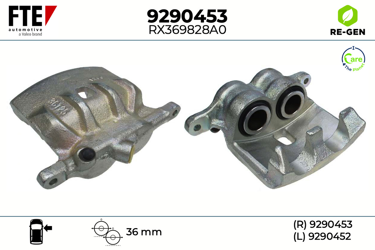 Étrier de frein FTE automotive GmbH ref. 9290453