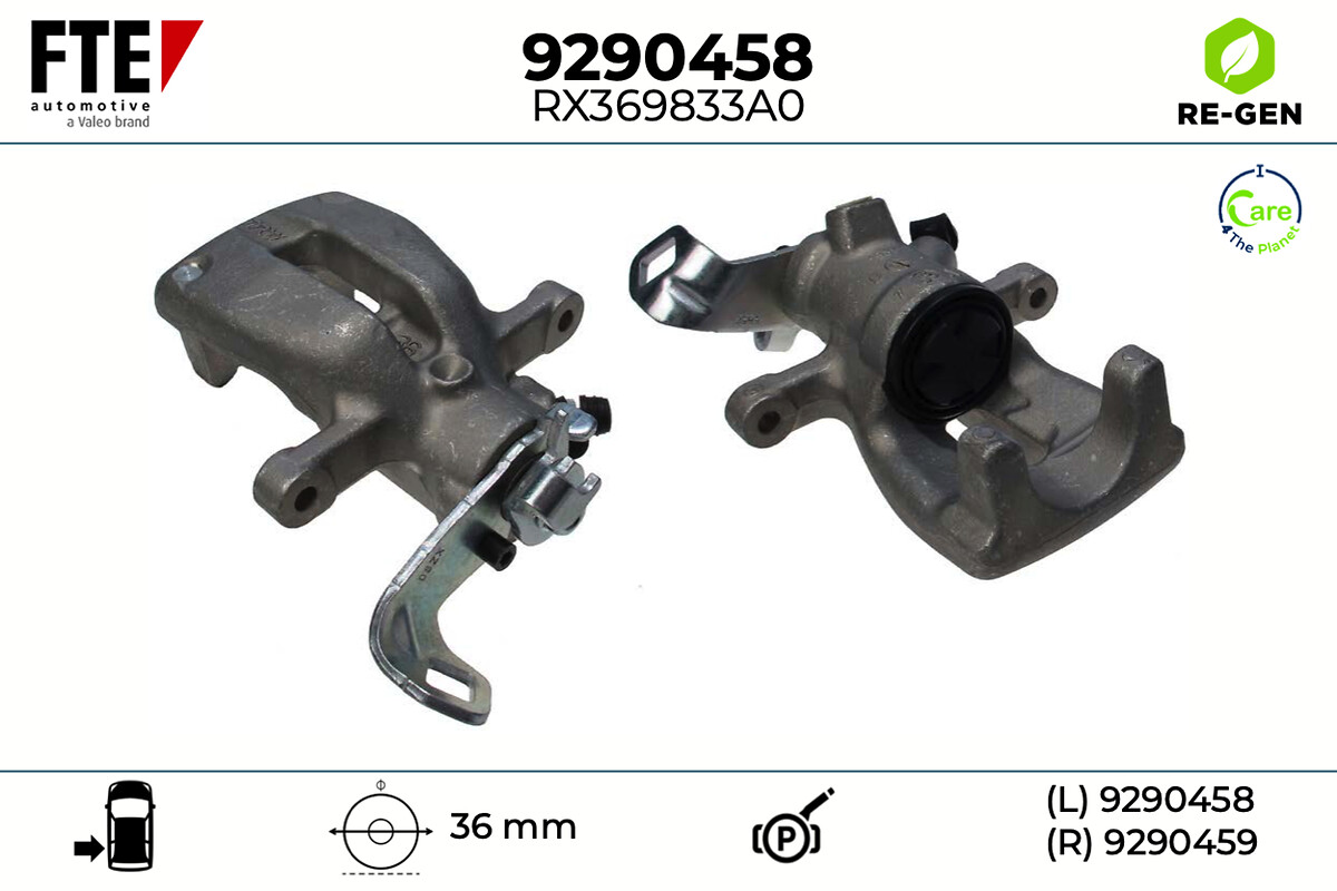 Étrier de frein FTE automotive GmbH ref. 9290458