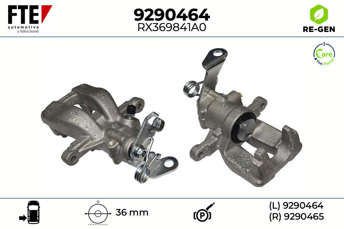 Étrier de frein FTE automotive GmbH ref. 9290464