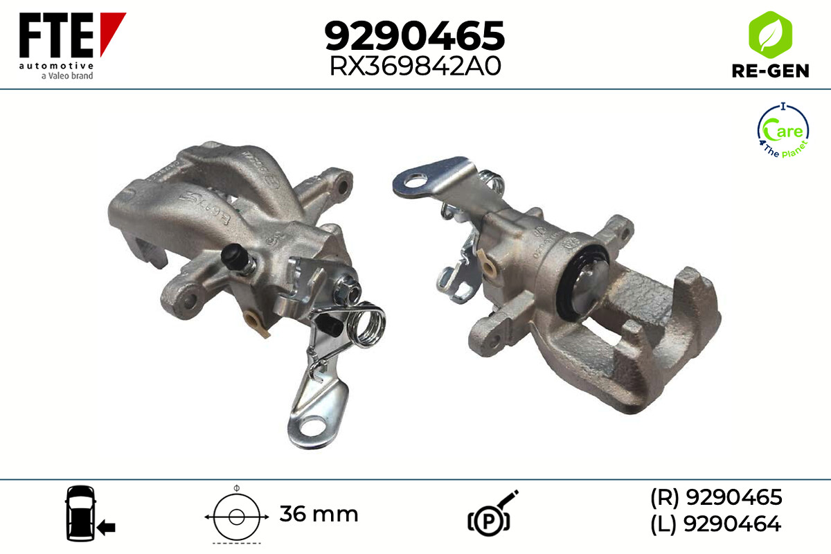 Étrier de frein FTE automotive GmbH ref. 9290465