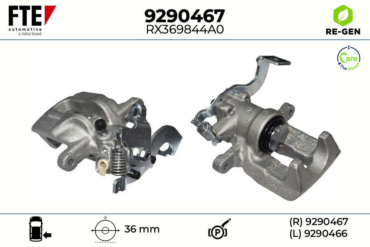 Étrier de frein FTE automotive GmbH ref. 9290467