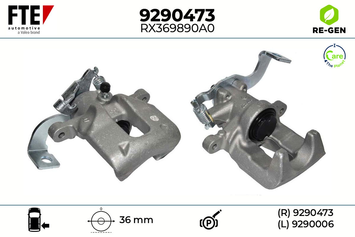 Étrier de frein FTE automotive GmbH ref. 9290473
