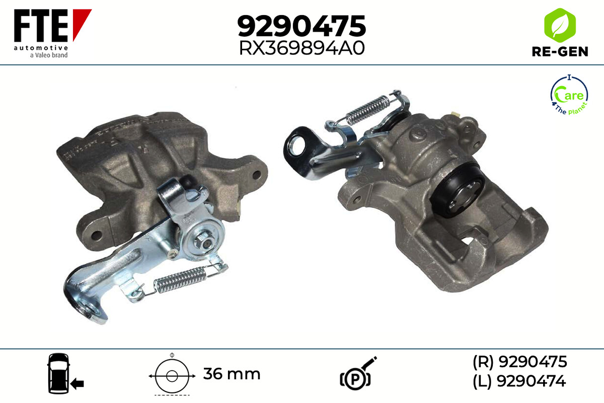 Étrier de frein FTE automotive GmbH ref. 9290475