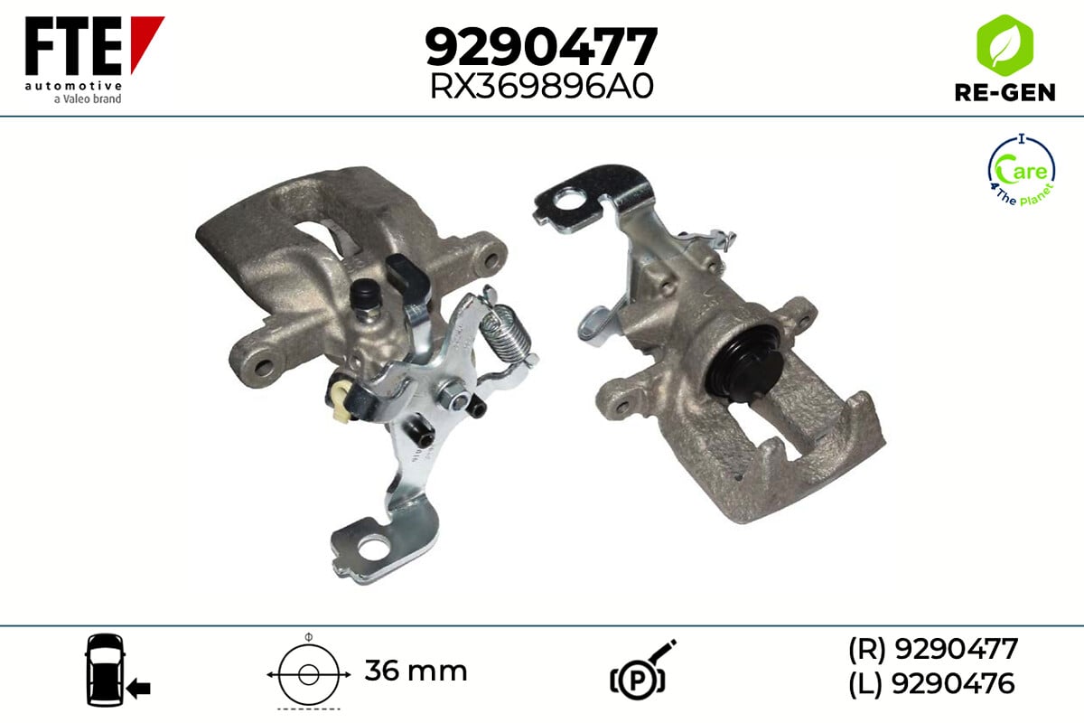 Étrier de frein FTE automotive GmbH ref. 9290477