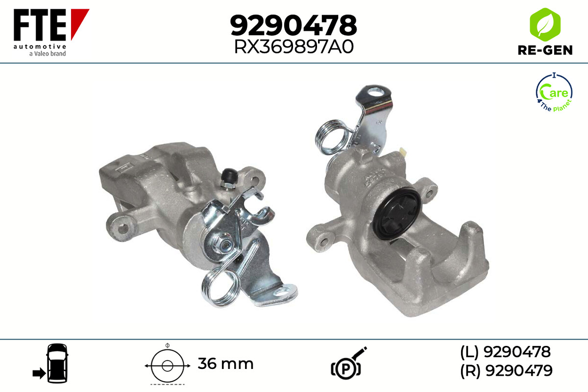 Étrier de frein FTE automotive GmbH ref. 9290478
