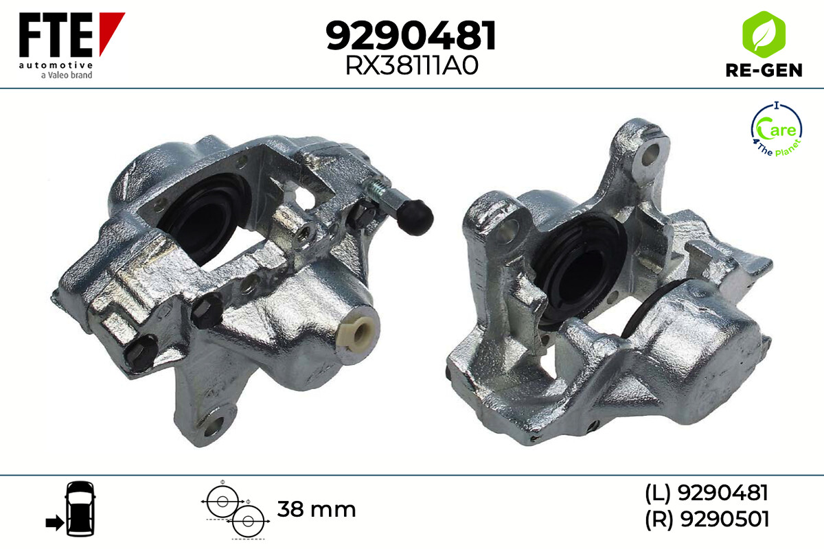 Étrier de frein FTE automotive GmbH ref. 9290481